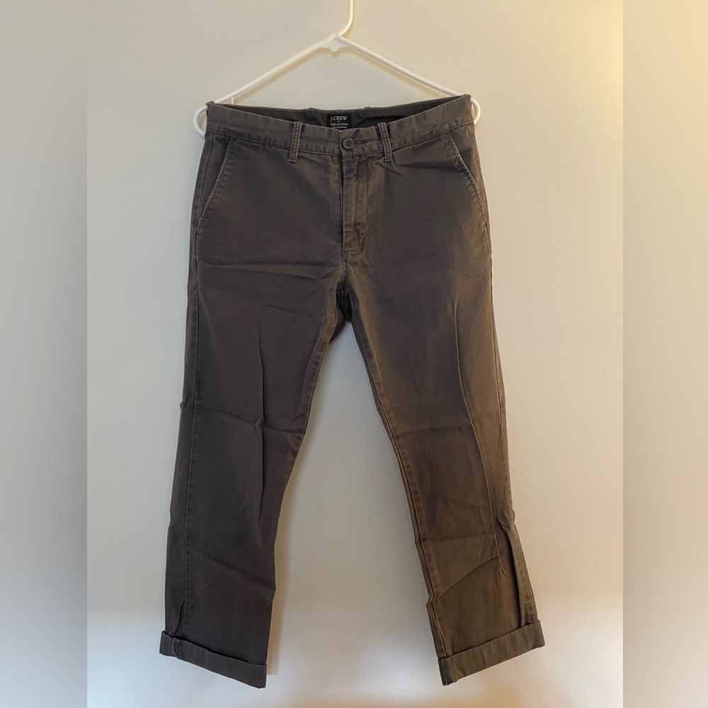 Mens J Crew The Sutton Chinos. Grey. Size 29/30.